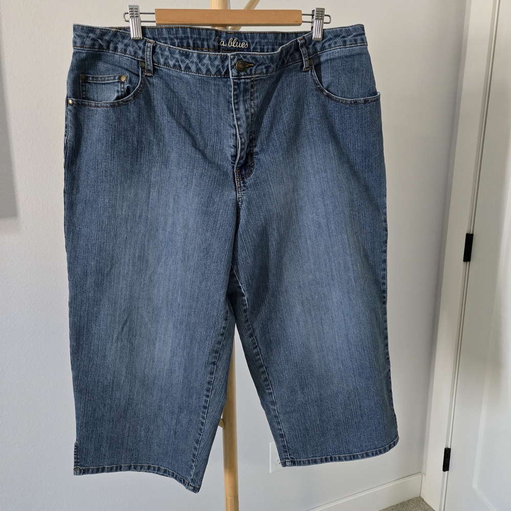L.A. Blues Denim Jeans with Embroidered Logo